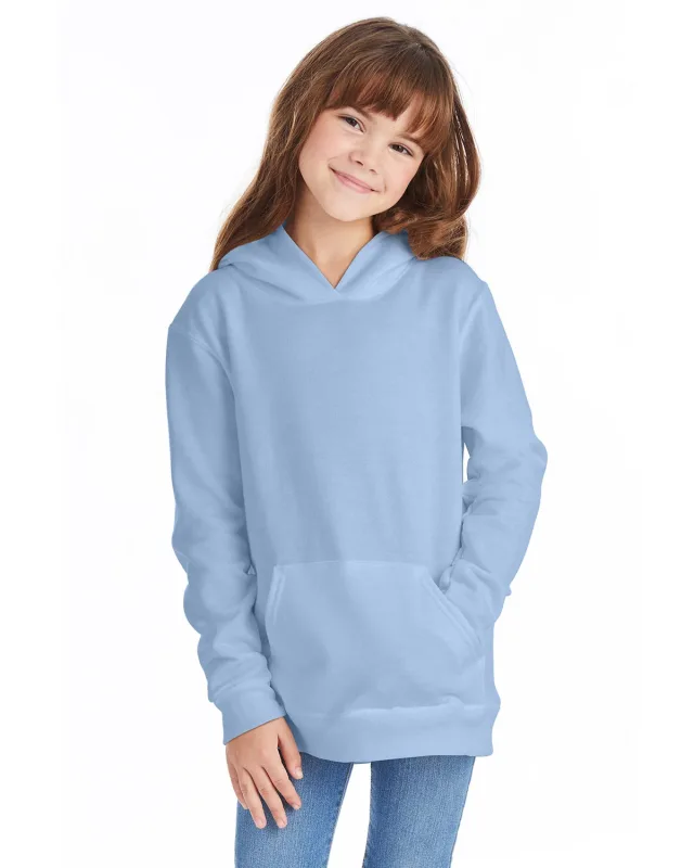 Hanes Youth EcoSmart® Pullover Hooded Sweatshirt — view 18