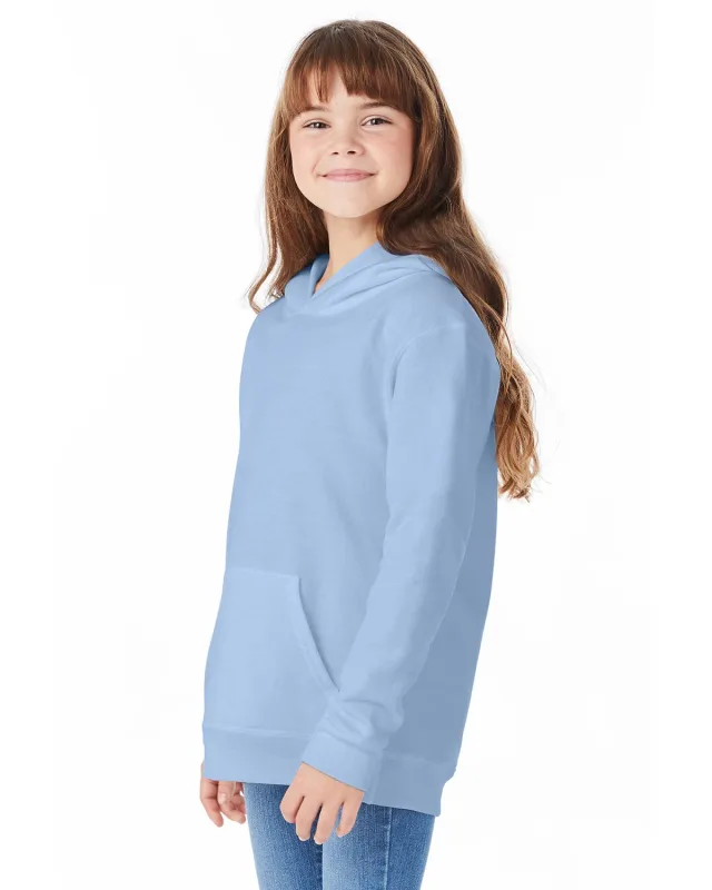 Hanes Youth EcoSmart® Pullover Hooded Sweatshirt — view 19