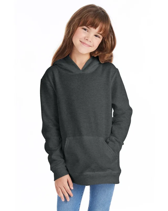 Hanes Youth EcoSmart® Pullover Hooded Sweatshirt — view 26