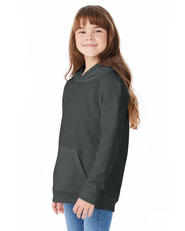 Hanes Youth EcoSmart® Pullover Hooded Sweatshirt — view 27