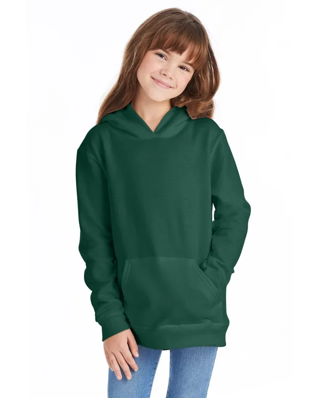 Hanes Youth EcoSmart® Pullover Hooded Sweatshirt — view 29