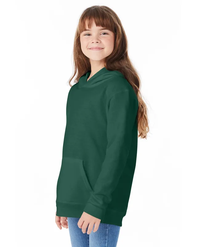 Hanes Youth EcoSmart® Pullover Hooded Sweatshirt — view 30