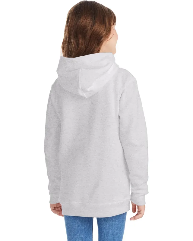 Hanes Youth EcoSmart® Pullover Hooded Sweatshirt — view 36