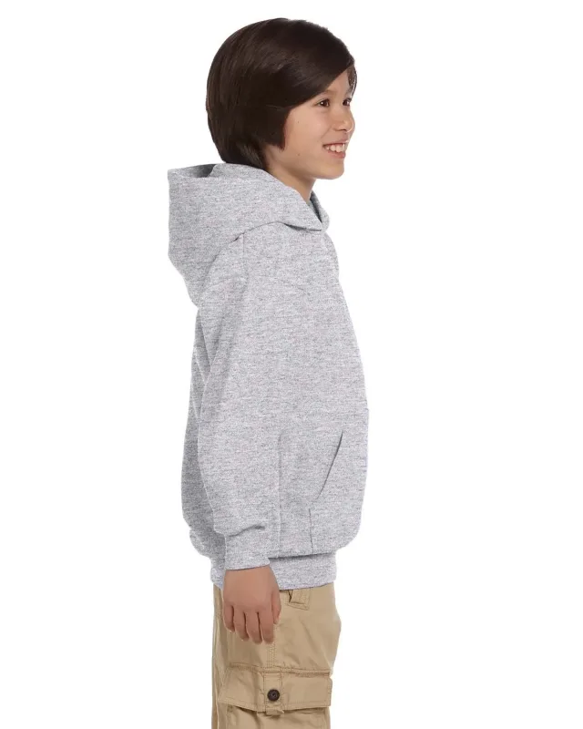 Hanes Youth EcoSmart® Pullover Hooded Sweatshirt — view 39