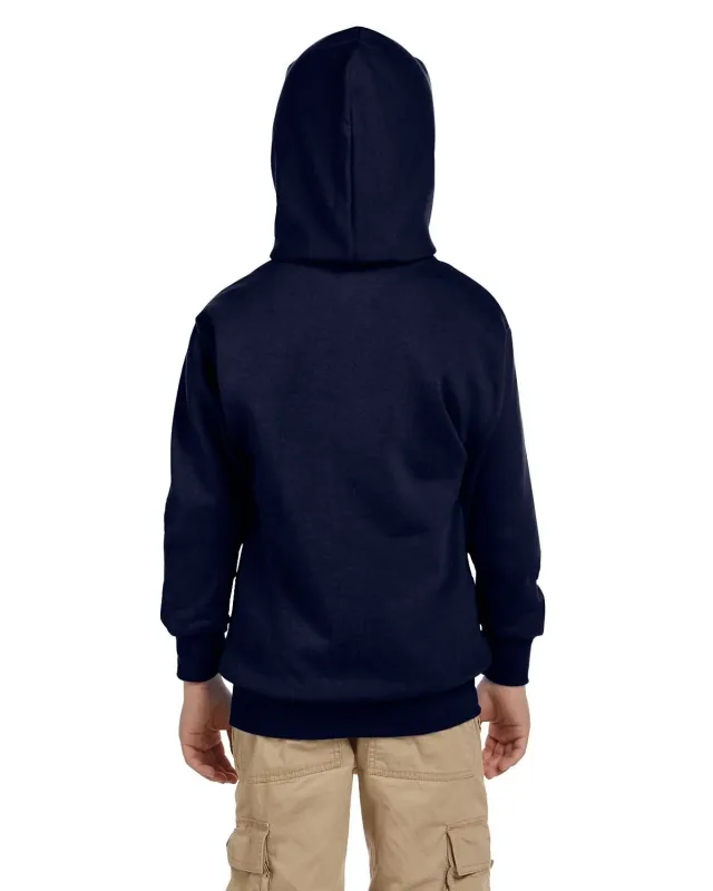 Hanes Youth EcoSmart® Pullover Hooded Sweatshirt — view 44