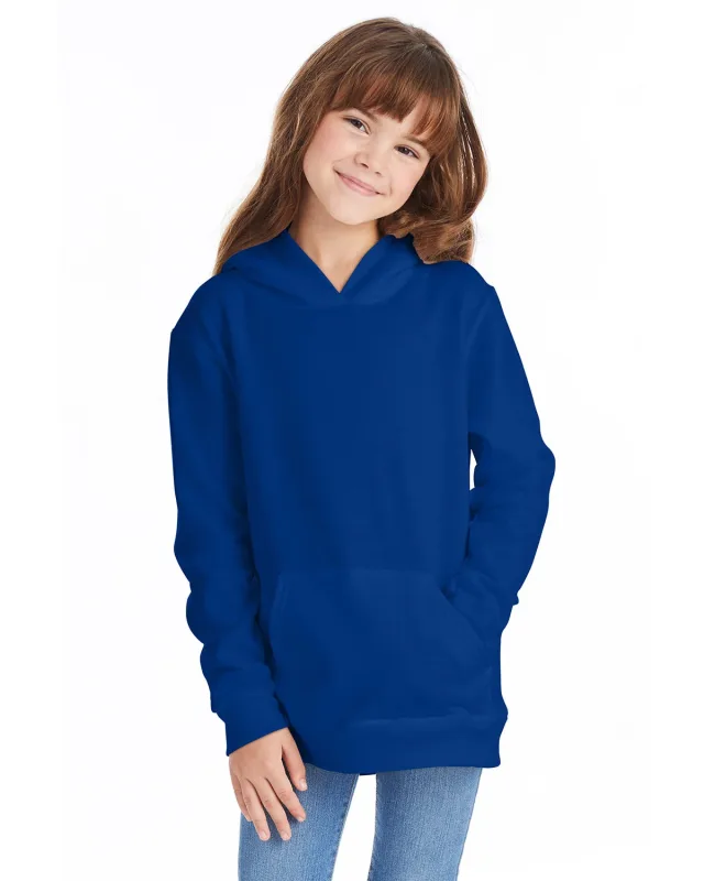 Hanes Youth EcoSmart® Pullover Hooded Sweatshirt — view 49