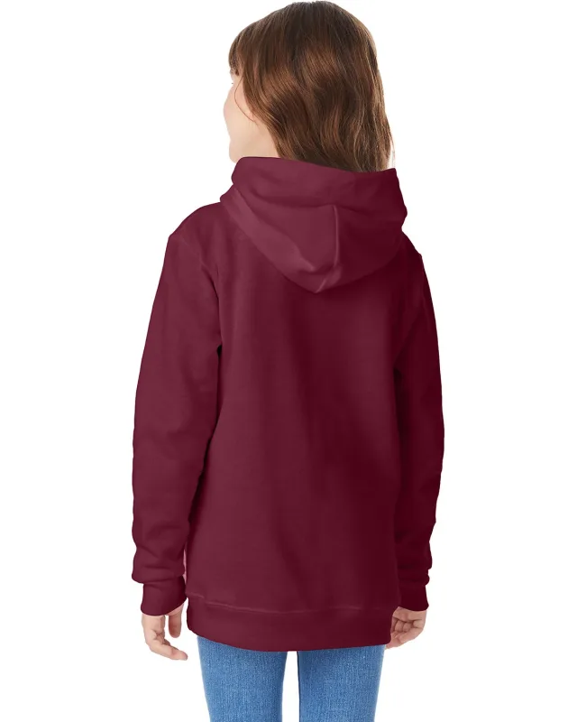 Hanes Youth EcoSmart® Pullover Hooded Sweatshirt — view 56