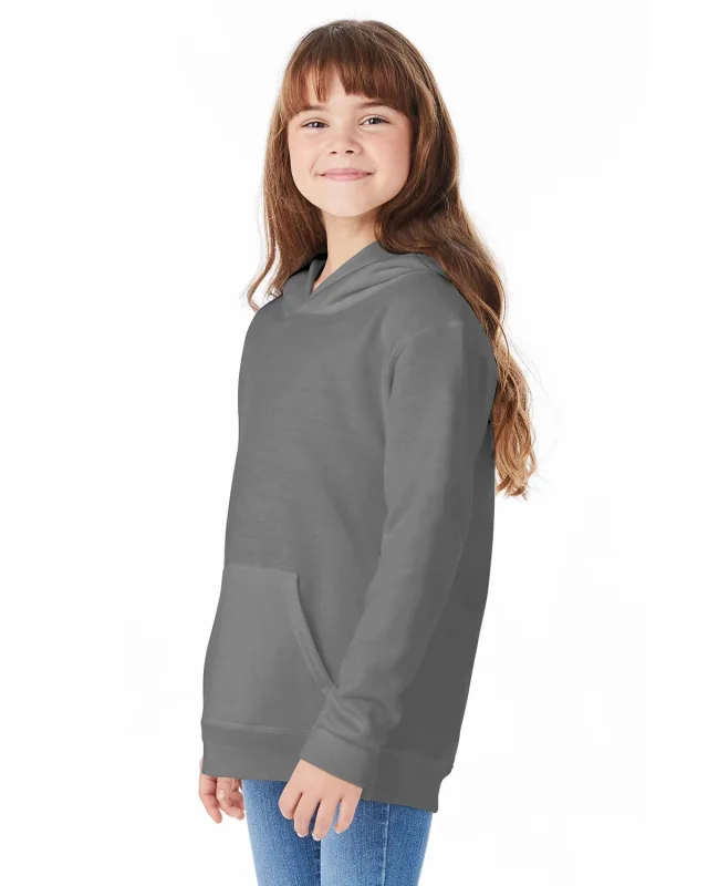 Hanes Youth EcoSmart® Pullover Hooded Sweatshirt — view 62