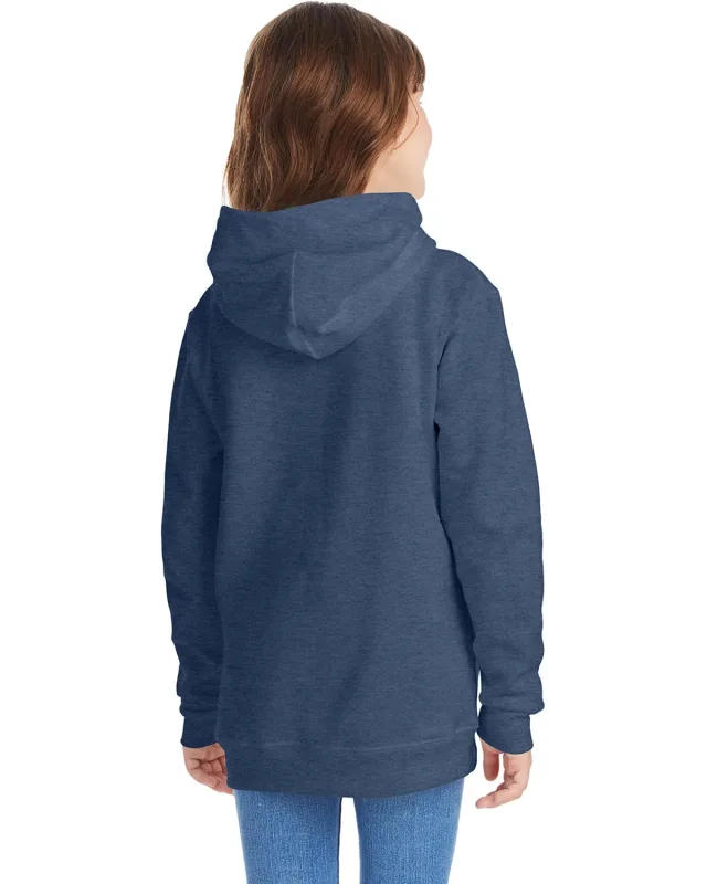 Hanes Youth EcoSmart® Pullover Hooded Sweatshirt — view 64