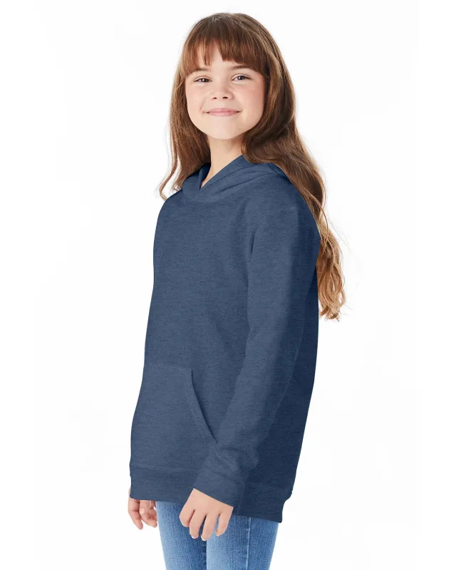 Hanes Youth EcoSmart® Pullover Hooded Sweatshirt — view 66