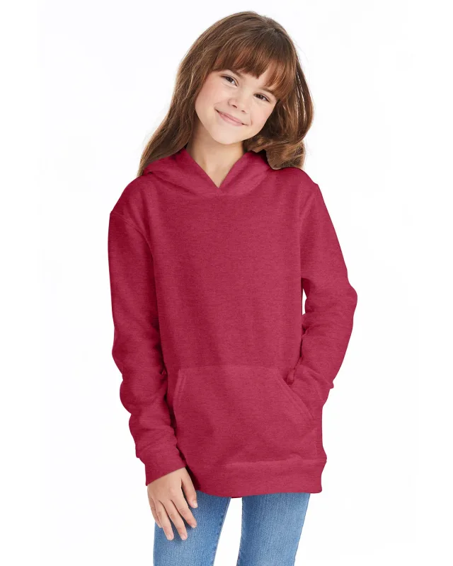 Hanes Youth EcoSmart® Pullover Hooded Sweatshirt — view 69