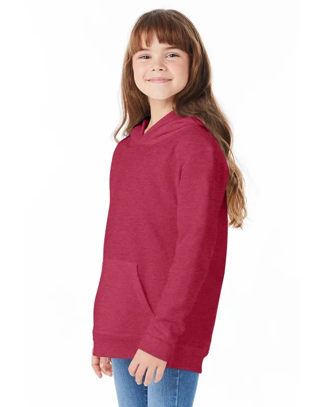 Hanes Youth EcoSmart® Pullover Hooded Sweatshirt — view 70