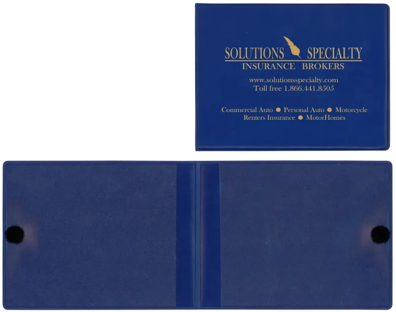 Custom Car Insurance/Registration Holder (Hard Cover) — view 2