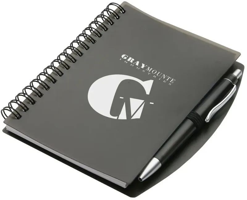 Custom Hardcover Notebook & Pen Set — view 5
