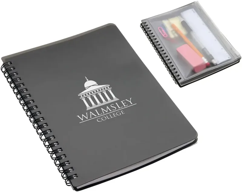 Personalized Hardcover Notebook with Pouch — view 2
