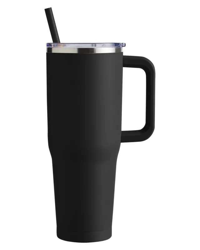 Harriton 40oz Vacuum Travel Mug — view 11