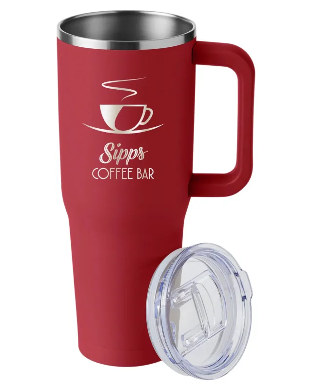 Harriton 40oz Vacuum Travel Mug — view 20