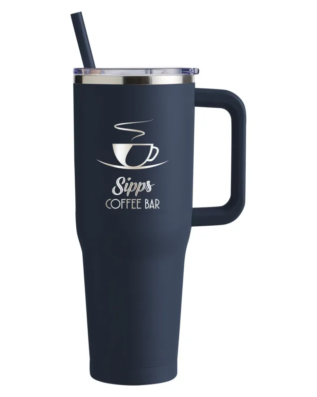 Harriton 40oz Vacuum Travel Mug — view 24