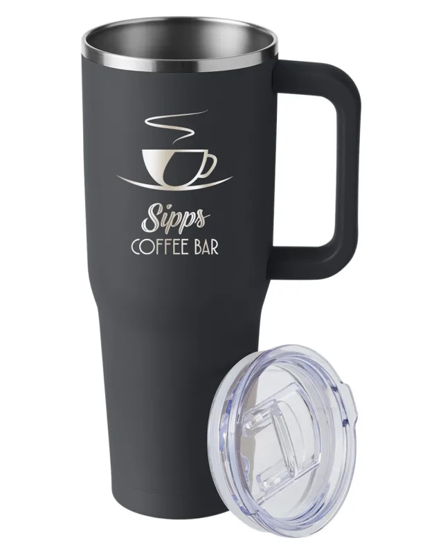 Harriton 40oz Vacuum Travel Mug — view 34