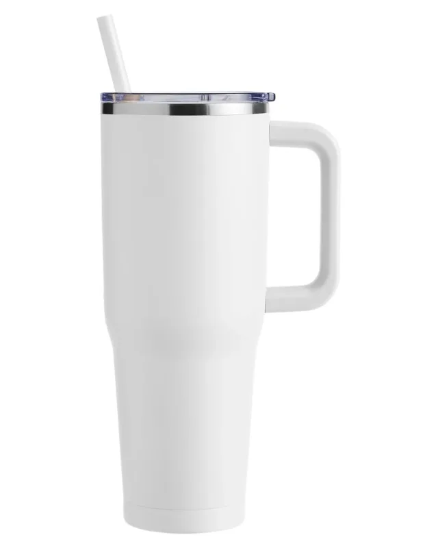 Harriton 40oz Vacuum Travel Mug — view 4
