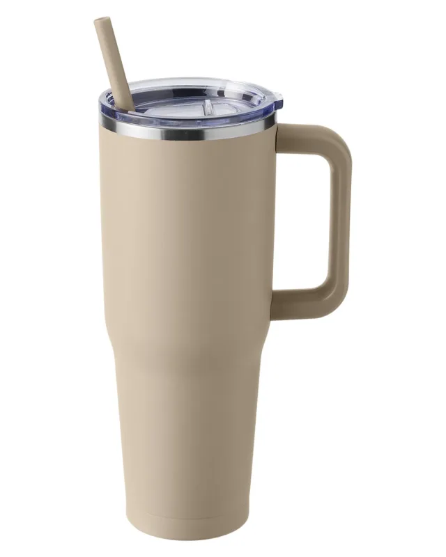 Harriton 40oz Vacuum Travel Mug — view 40