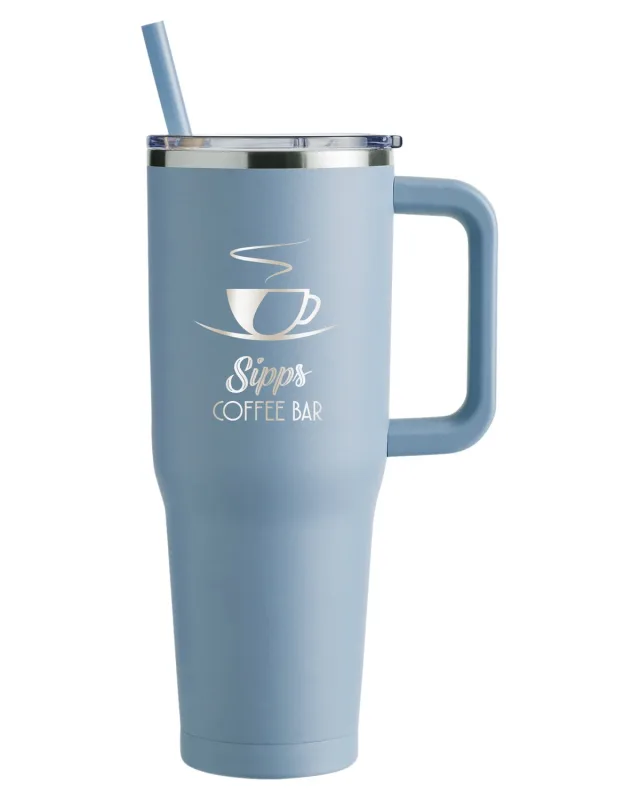 Harriton 40oz Vacuum Travel Mug — view 45