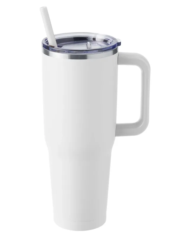 Harriton 40oz Vacuum Travel Mug — view 5