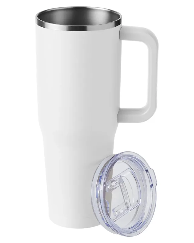 Harriton 40oz Vacuum Travel Mug — view 7