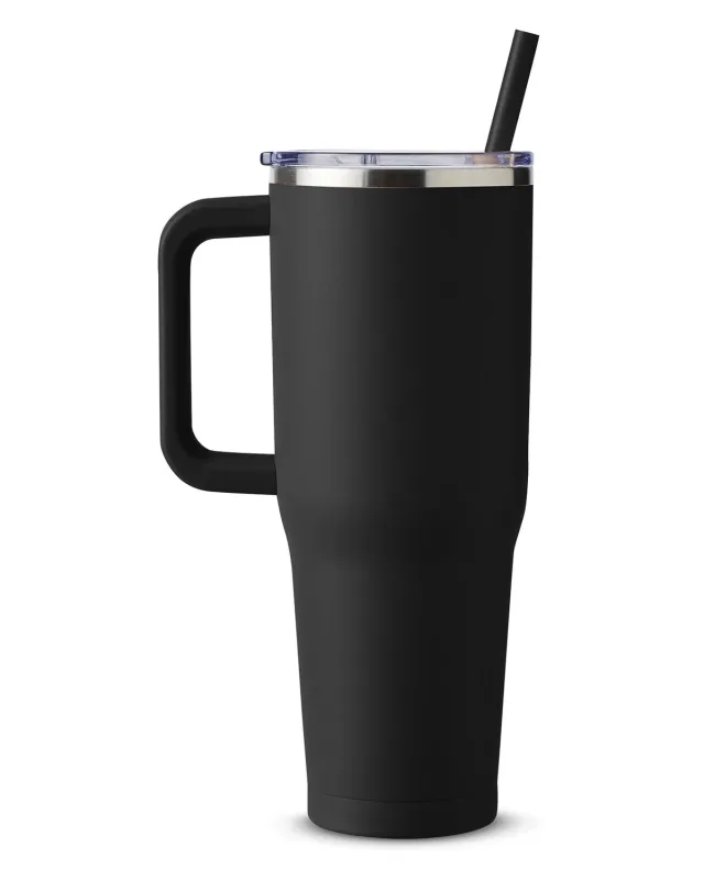 Harriton 40oz Vacuum Travel Mug — view 9