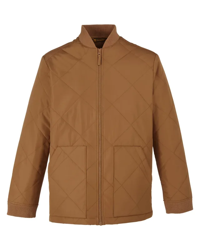 Harriton Adult Dockside Insulated Utility Jacket — view 28