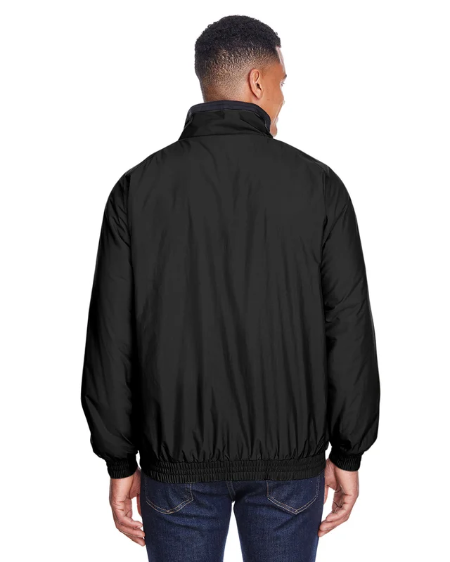 Harriton Adult Fleece-Lined Nylon Jacket