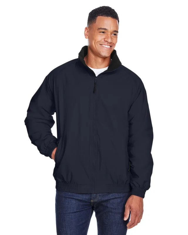 Harriton Adult Fleece-Lined Nylon Jacket — view 10