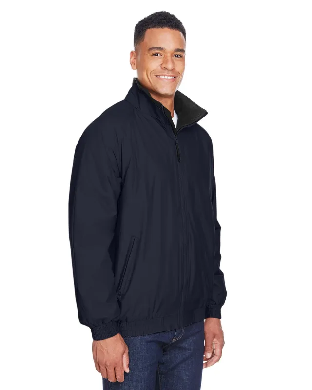 Harriton Adult Fleece-Lined Nylon Jacket — view 11