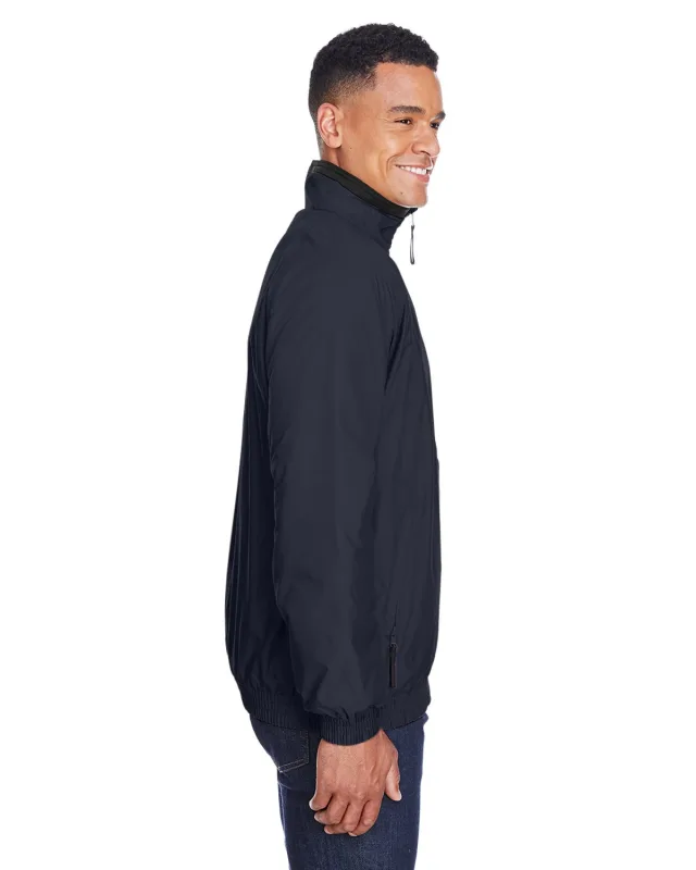 Harriton Adult Fleece-Lined Nylon Jacket — view 12