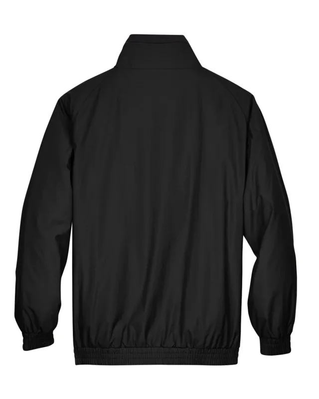 Harriton Adult Fleece-Lined Nylon Jacket — view 2