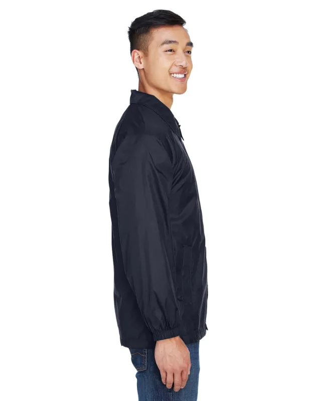Harriton Adult Nylon Staff Jacket — view 12