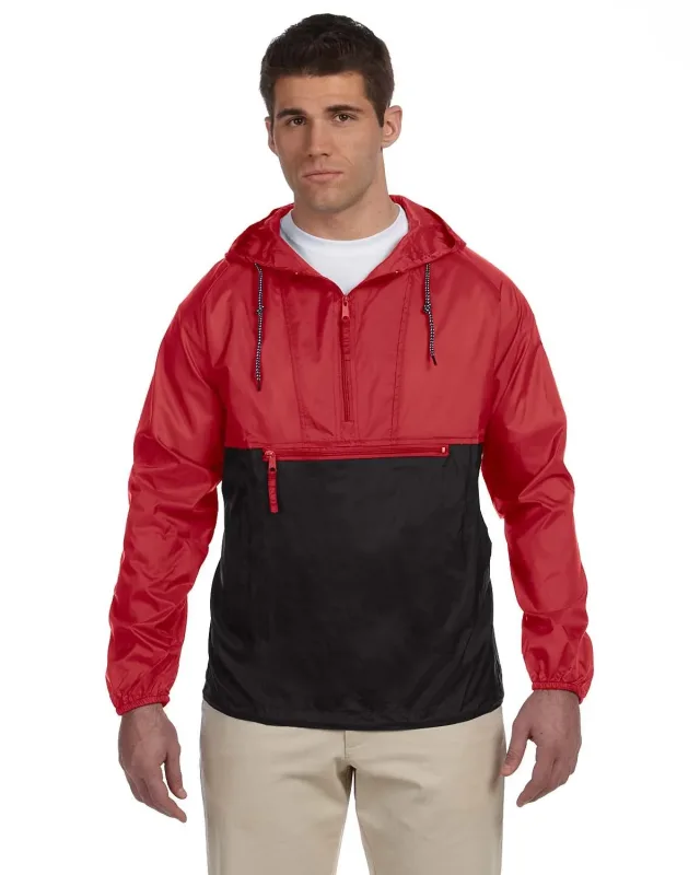 Harriton Adult Packable Nylon Jacket — view 10