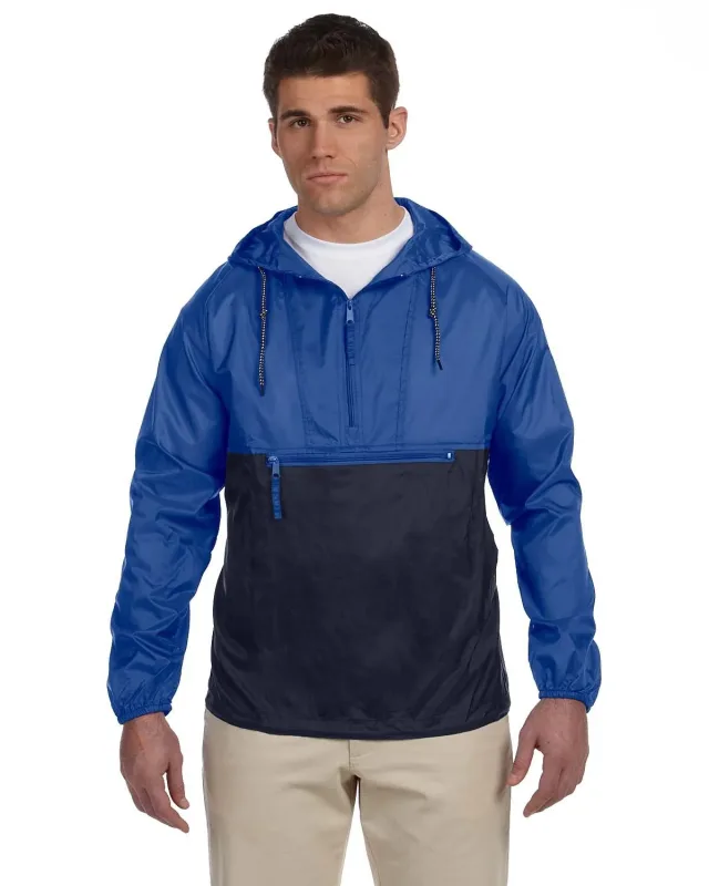 Harriton Adult Packable Nylon Jacket — view 14