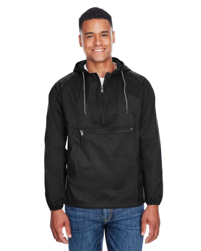 Harriton Adult Packable Nylon Jacket — view 2