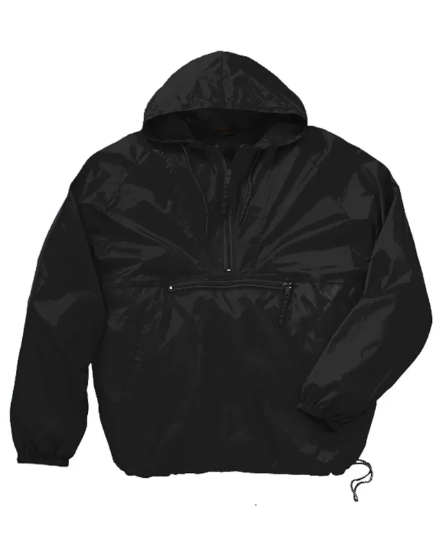 Harriton Adult Packable Nylon Jacket — view 3