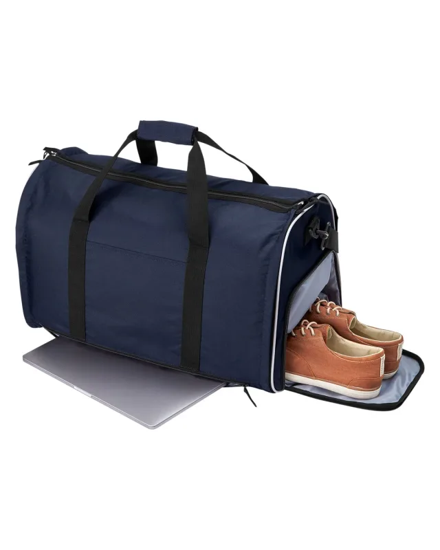 Harriton ClimaBloc Convertible Garment Duffel — view 12