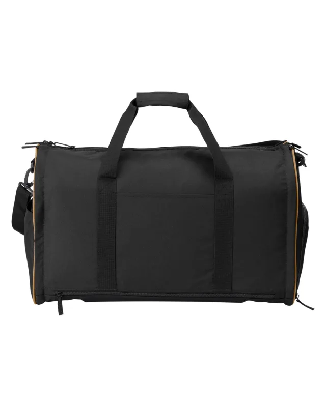 Harriton ClimaBloc Convertible Garment Duffel — view 3