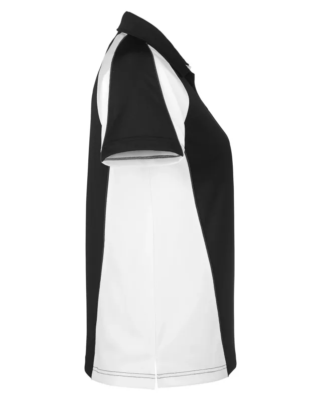 Harriton Ladies' Advantage Snag Protection Plus IL Colorblock Polo — view 10