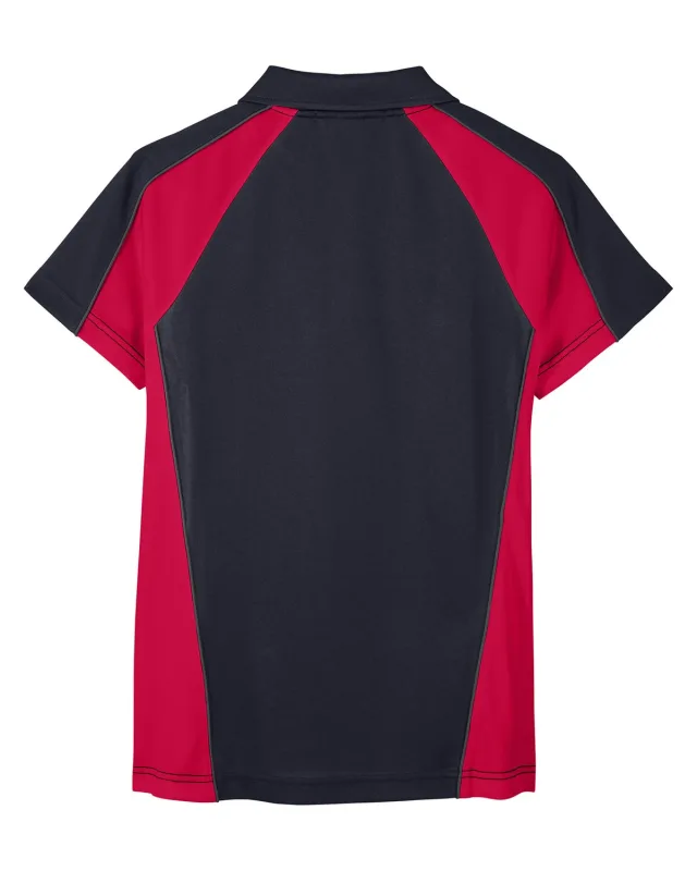 Harriton Ladies' Advantage Snag Protection Plus IL Colorblock Polo — view 12