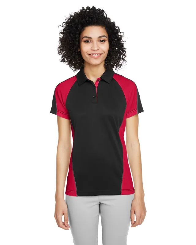 Harriton Ladies' Advantage Snag Protection Plus IL Colorblock Polo — view 14