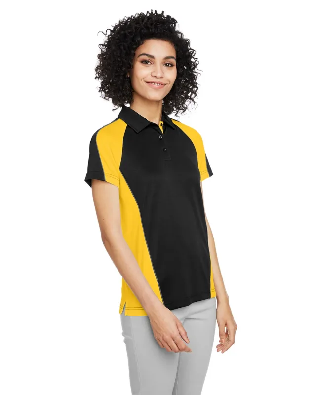 Harriton Ladies' Advantage Snag Protection Plus IL Colorblock Polo — view 29