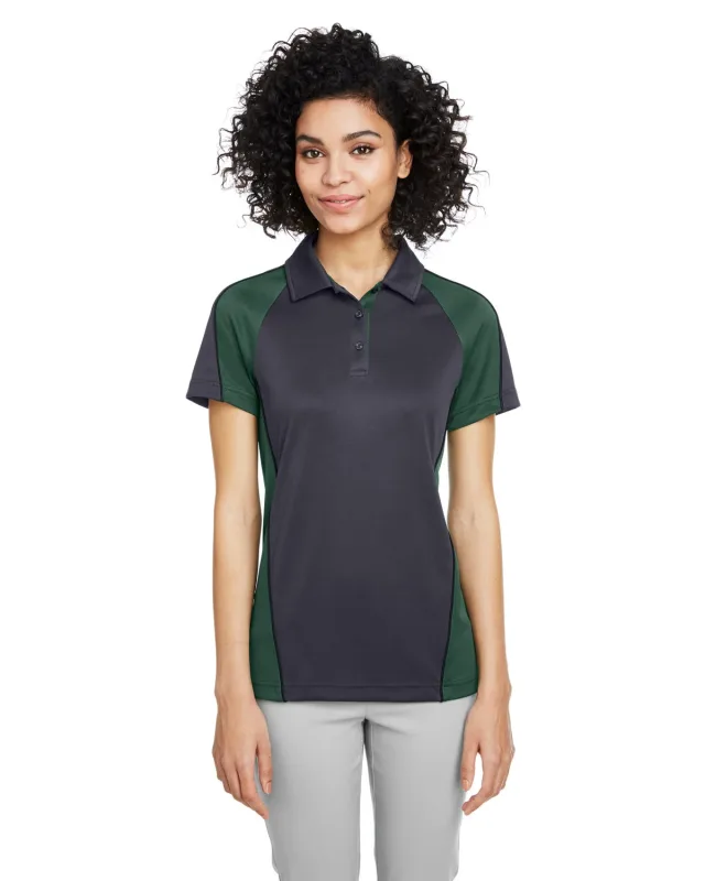 Harriton Ladies' Advantage Snag Protection Plus IL Colorblock Polo — view 34