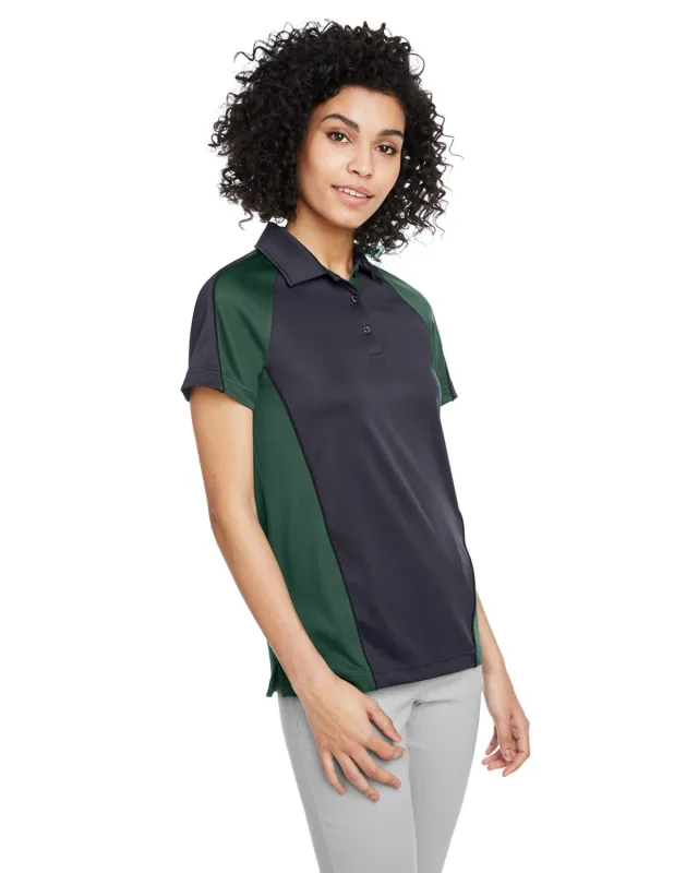 Harriton Ladies' Advantage Snag Protection Plus IL Colorblock Polo — view 39
