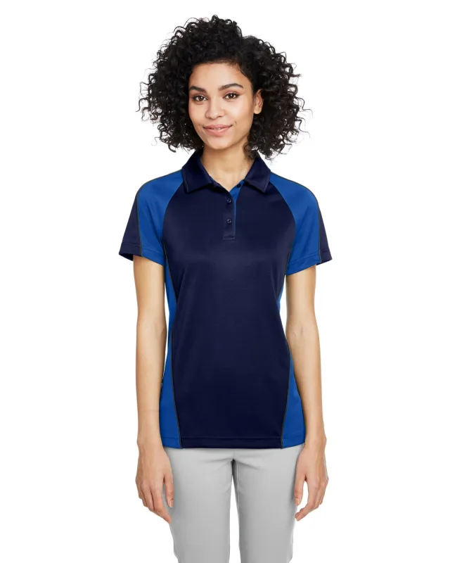Harriton Ladies' Advantage Snag Protection Plus IL Colorblock Polo — view 44