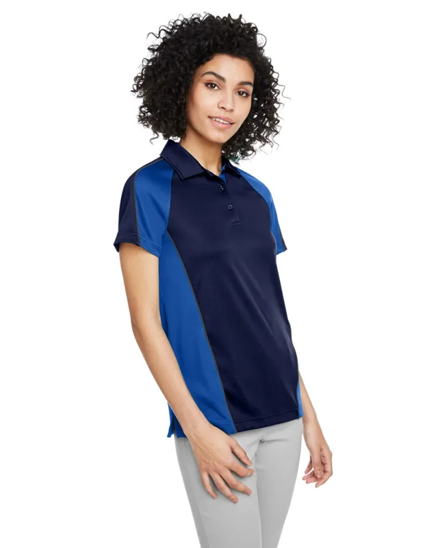 Harriton Ladies' Advantage Snag Protection Plus IL Colorblock Polo — view 49